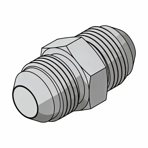 [811-6-6] 3/8" Male JIC Union Steel