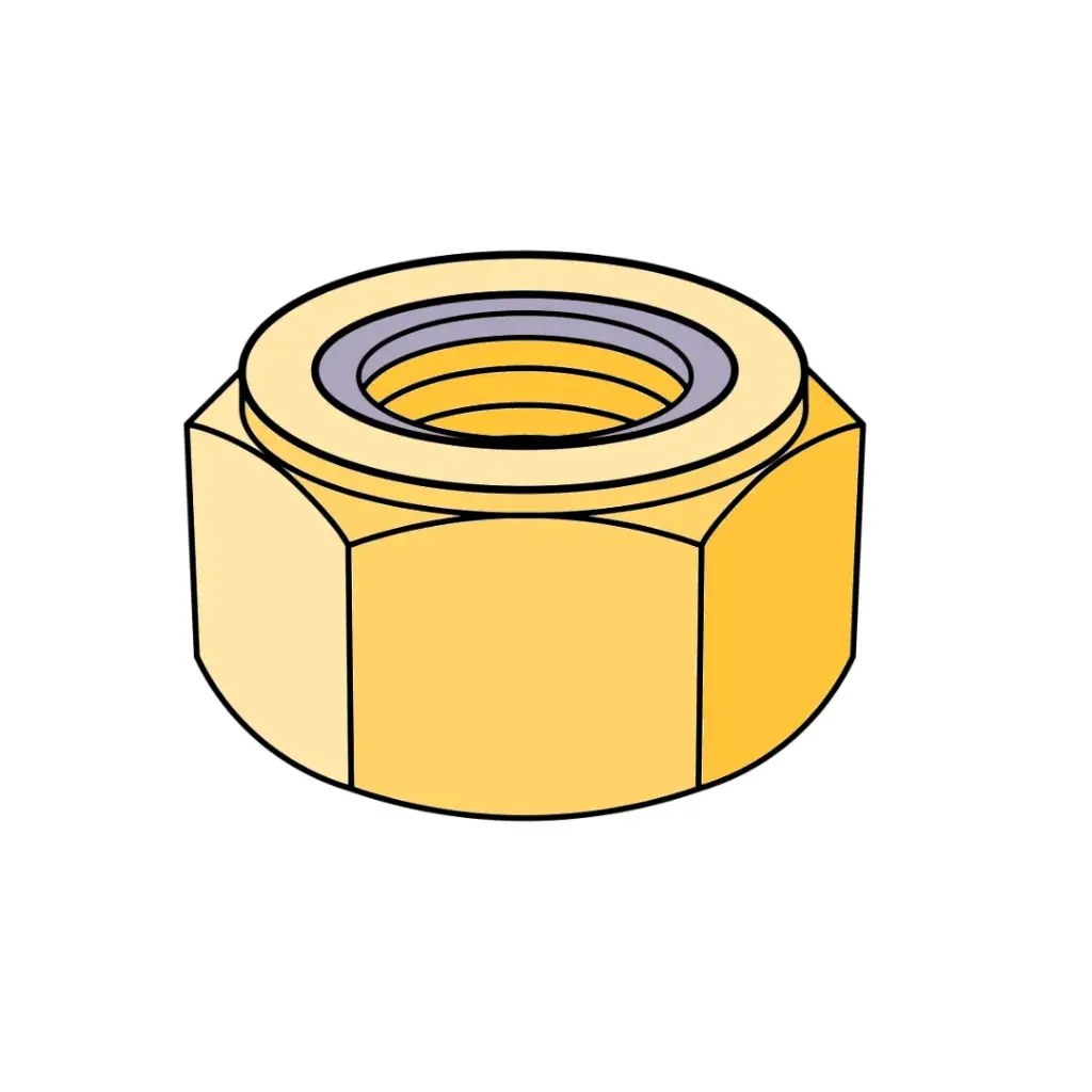 7/8"-9 Nylock Nut GR.8 YZ