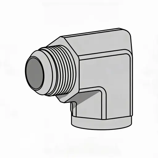 [886-6-6] -6 X 3/8" Male JIC to Female NPT 90° Steel