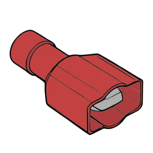 [A514MC3] 22-18 GA. Nylon (Fully-Humps) #.250 Male Dis-connect