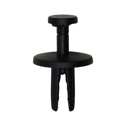 [AUV-12567] Nylon Retainer 11/16" Head 1/4" X 9/16" Stem Black