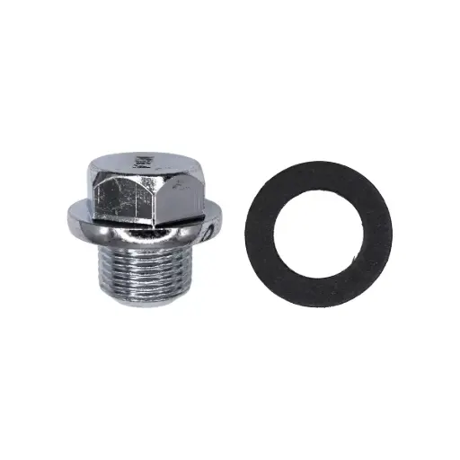 [AUV-15528] M16.4-1.33 X 13mm Washer Head Drain Plug W/Gasket