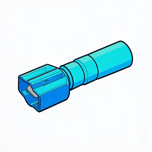[BHS14MC] 16-14 GA. Heat Shrink (Fully-Hump) #.250 Male Dis-connect