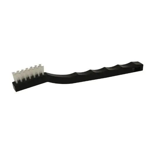 [BRUSHNYLON-7] 7" Nylon Bristle Mini Scratch Brush Plastic Handle