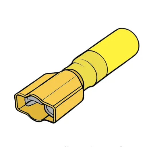 [CHS14FC] 12-10 GA. Heat Shrink (Fully-Hump) #.250 Female Dis-connect