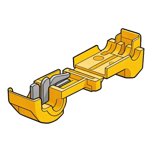 [CSL1210T] 12-10 GA. Wire T-Tap Splices (Yellow)