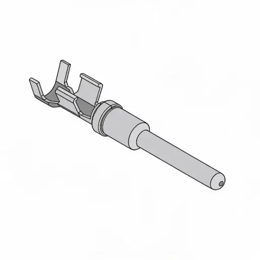 [DT-P1416MOB] 16-14Ga Male Open Barrel Pin Connector Terminal (Deutsch)