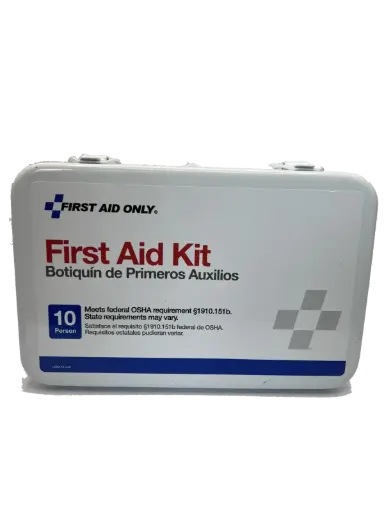 [FAKITGEN10M] 10 Person General First Aid Kit Steel