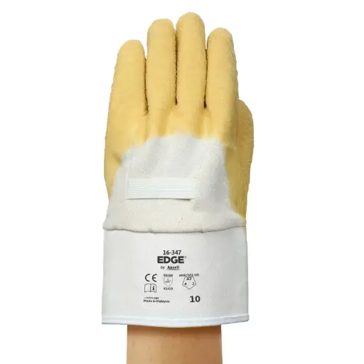 [GLV-16-347] Golden Grab-It Gloves Size 10 Palm Coated (Ansell/EDGE)