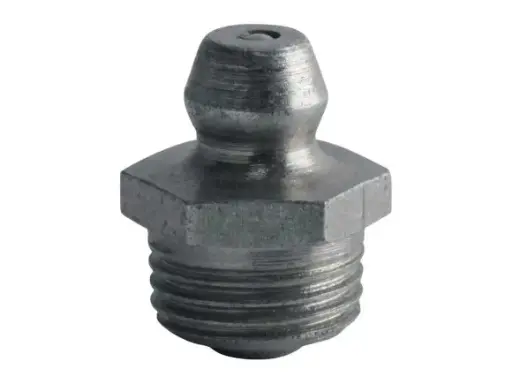 [GZS-2XS] 1/8"-27 NPT Straight Extra Short [.560 OAL] Grease Zerk
