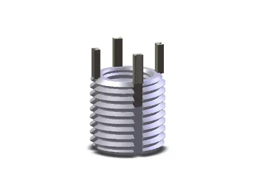 [KEENM8CXM12XF] M8-1.25 ID X M12-1.25 OD Thick Wall Key-Locking Insert/Keensert Steel