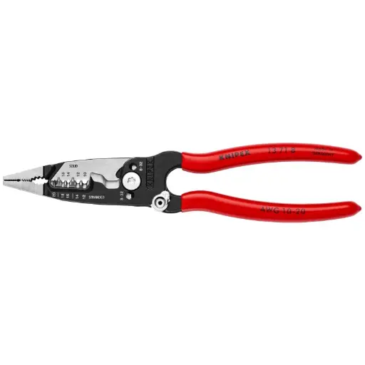 [KNIPEX-13718SBA] 8" Forged Wire Stripper (Knipex)