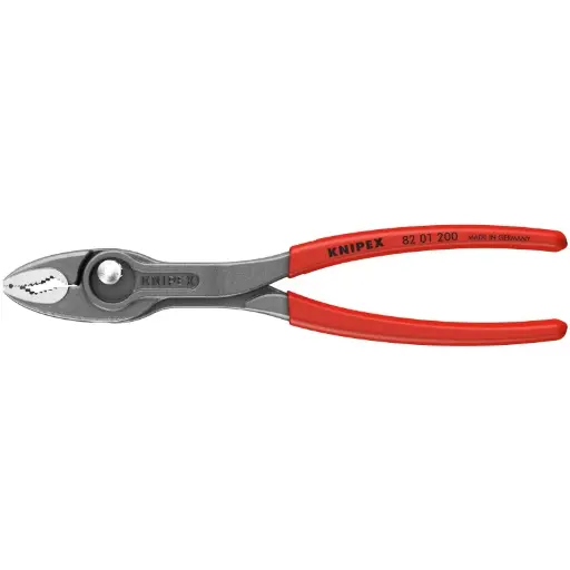 [KNIPEX-8201200SBA] 8" TwinGrip Slip Joint Pliers (Knipex)