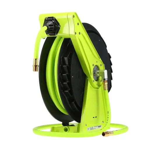 [LEG-L8041FZ] 1/2" X 50Ft Retractable Air Hose Reel 300psi (Legacy/Flexzilla)