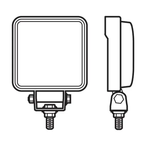 [LIGHT-4SQ] 4" 12,000 Lumen 120W Spot/Flood Light 12/24V