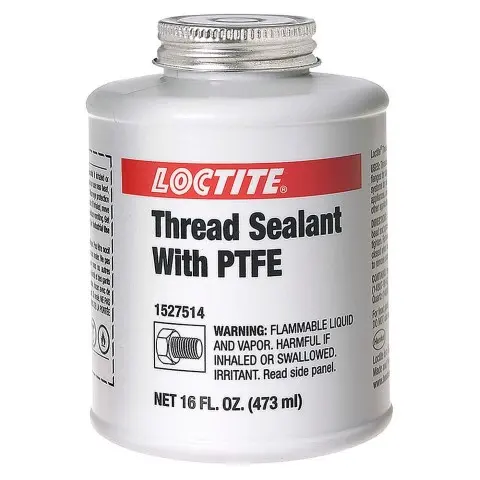 [LOC-1527514] Thread Sealant W/Teflon Brush Top 16oz (Loctite)