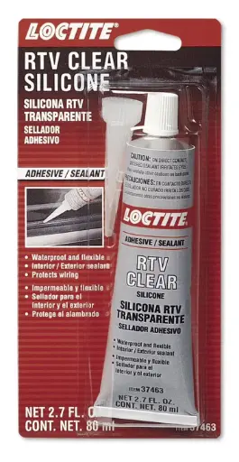 [LOC-491981] RTV Clear Silicone Adhesive/Sealant 80ml (Loctite)