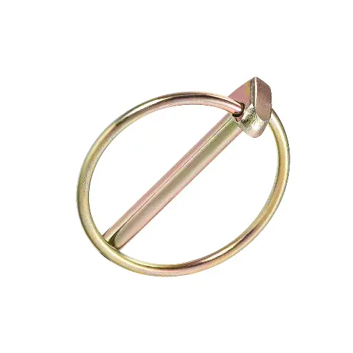 [LYNCHPIN316X131] 3/16" X 1-5/16" Lynch Pin Carbon Steel Yellow Zinc