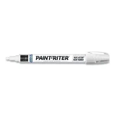 [MARKAL96820] White Valve Action Paint Marker (Markal)