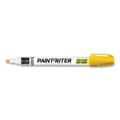 [MARKAL96821] Yellow Valve Action Paint Marker (Markal)