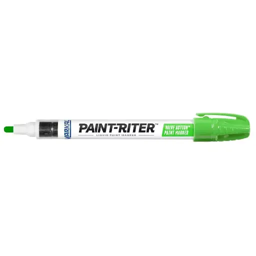 [MARKAL97051] Fluorescent Green Valve Action Paint Marker (Markal)