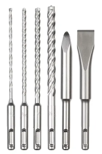 [MILW48-20-7662] 6Pc SDS+ Roto Hammer Bit & Chisel Set (Milwaukee)