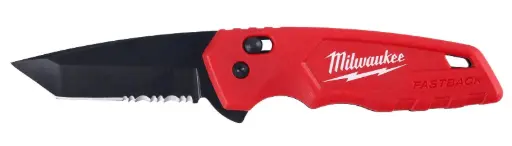[MILW48-22-1530] Spring Assisted FASTBACK Stainless Steel Folding Knife (Milwaukee)