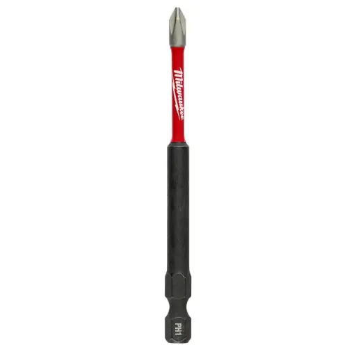 [DRIVEPH1X350-M] #1 Phillips X 3-1/2" Impact Driver Bit (Milwaukee/SHOCKWAVE)