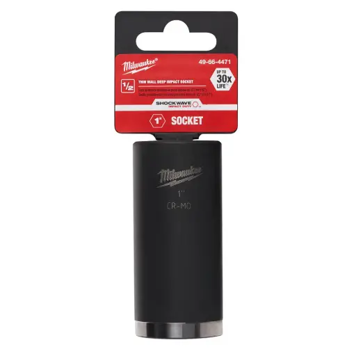 [MILW49-66-4471] 1" Deep Impact Socket 1/2" Dr. 6pt (Milwaukee)