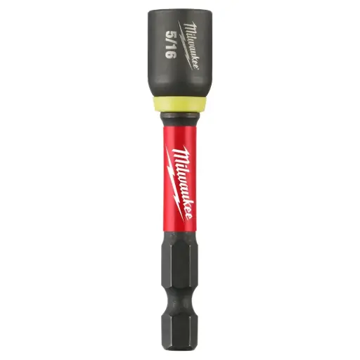 [NUTDRIVE5/16X256-M] 5/16" X 2-9/16" Impact/Alloy Steel Magnetic Nut Driver (Milwaukee/SHOCKWAVE)
