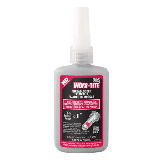 [NDI-13250] Red Primerless High Strength Threadlocker 50ml (NDI/Vibra-Tite)