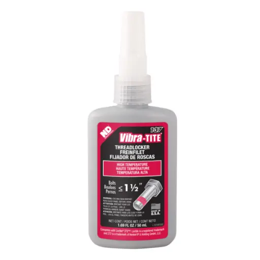 [NDI-13750] Red High Temp Threadlocker 50ml (NDI/Vibra-Tite)