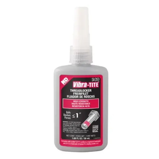 [NDI-14050] Red High Strength Threadlocker 50ml (Vibra-Tite)