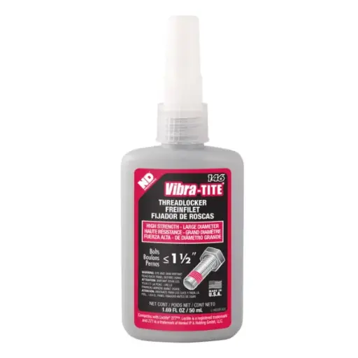 [NDI-14650] Red Large Diameter/High Strength Threadlocker 50ml (Vibra-Tite)