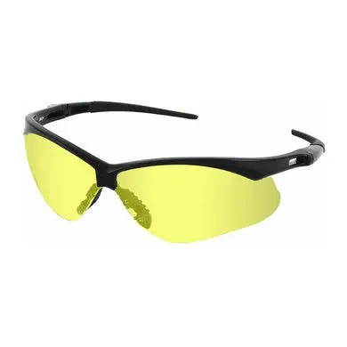 [NEM-25659] Amber Black Frame Safety Glasses (Jackson/Nemesis)