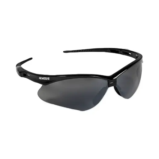 [NEM-25688] Smoke Mirror Black Frame Safety Glasses (Jackson/Nemesis)
