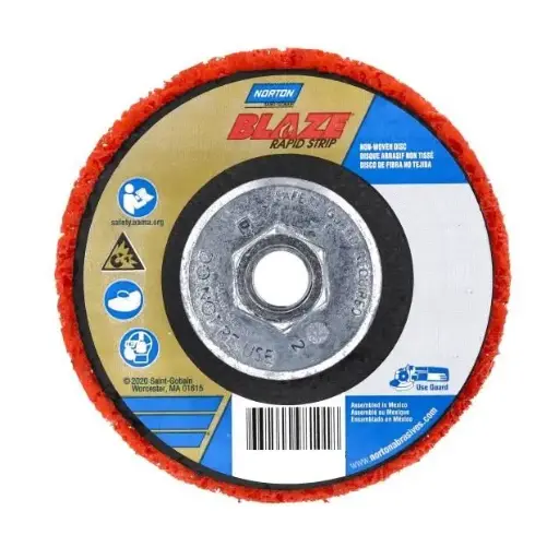 [NOR-98101] 4-1/2" X 5/8"-11 BLAZE Rapid Strip Disc (Norton)
