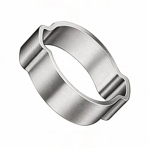 [OETIKER2731R] 1-1/8" (1.035-1.22) Two Eared Clamp Stainless Steel Oetiker