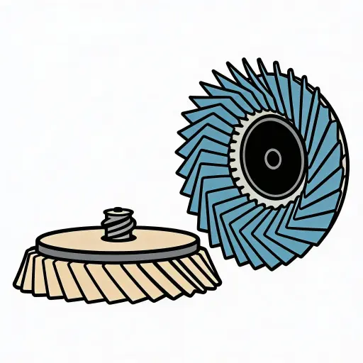 [RFD300CX40] 3" Roloc Cupped Flap Disc 40 Grit Zirconia