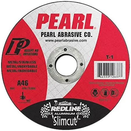 [PEARL-CWRED0632A] 6" X .045 X 7/8" Redline Cut Off Wheel Type 1 (Pearl)