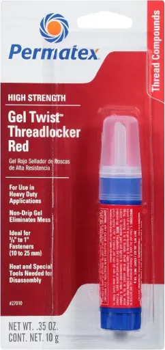 [PERM-27010] Red Threadlocker Gel [.35oz/10g] (Permatex)
