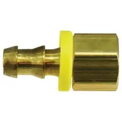 [PF-6-6] 3/8" Push-Lock Barb Fitting to 3/8" Female NPT Brass
