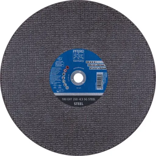 [PFERD-64016] 14" X 3/16" X 20mm Arbor Portable High Speed Cut-Off Wheel Type 1 (Pferd)