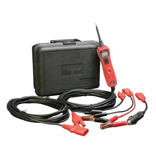 [PP319FTC-RED] TEK 3 Circuit Tester Set [Red] in Blowmold Case (Power Probe)
