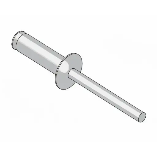 [RIVETAB8-12A] 1/4 Dia. 5/8"-3/4" Grip [All Aluminum] Dome Head Blind Rivet