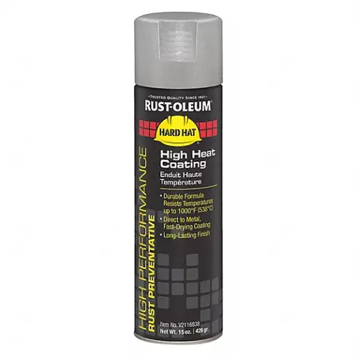[RUST-V2116838] 15oz Aluminum High Heat Spray Paint [1000°F/537°C] (Rustoleum)