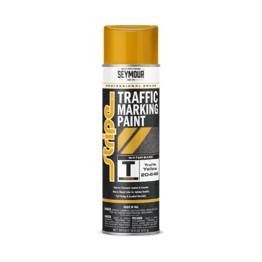 [SEY20-646] Stripe Yellow Traffic Spraypaint (For Stripe Machine) 18oz.