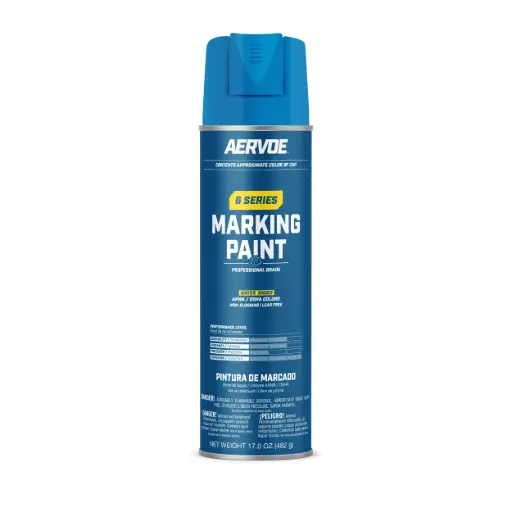 [SEY20-669] Fluorescent Blue Water Based Marking Paint 17oz. (Seymour/Aervoe)