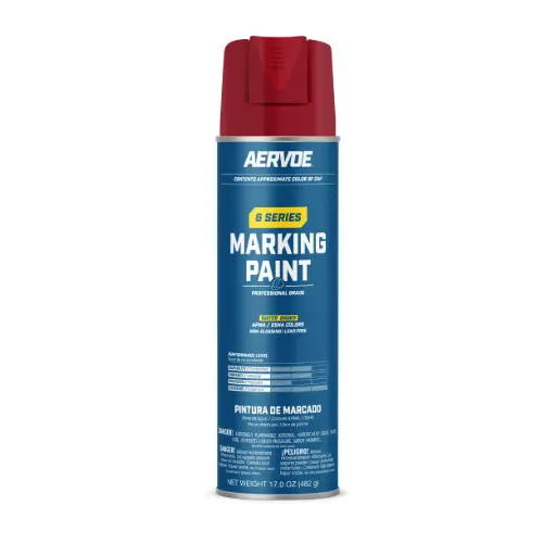 [SEY20-671] Safety Red Water Based Marking Paint 17oz. (Seymour/Aervoe)