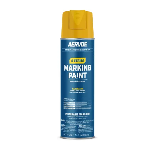 [SEY20-678] Utility Yellow Water Based Marking Paint 17oz. (Seymour/Stripe)